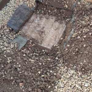 Localización de arqueta sifónica en Sant Pere de Vilamajor