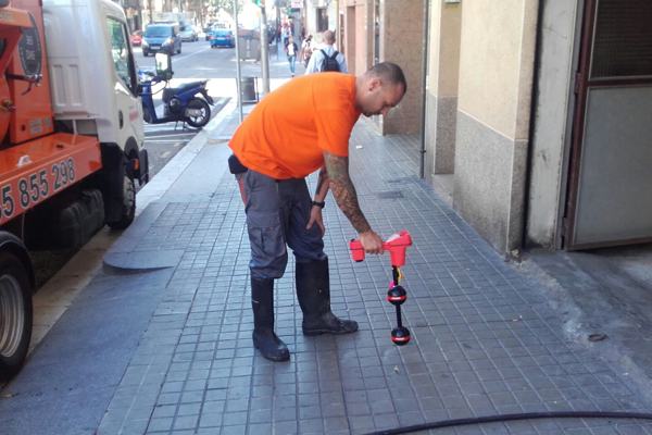 Vaciados y achiques de agua por inundación en Barcelona